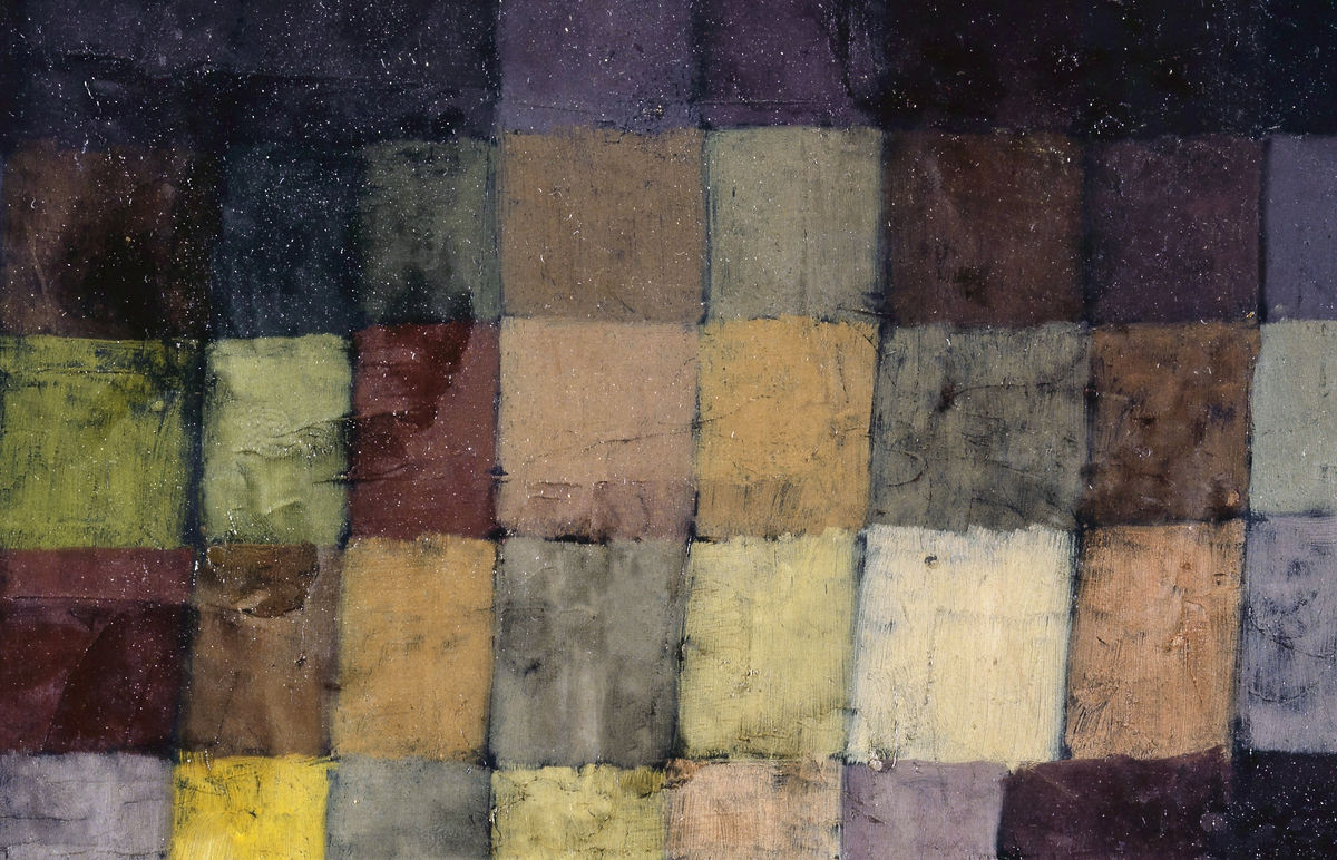 Detail 2: Upper colour grid in Ancient Harmony